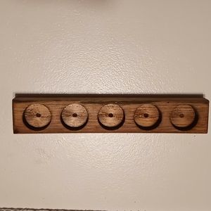 Essential oils wooden holder